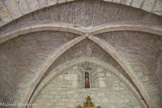 Notre-Dame-de-l’Ortiguière <br> Le chœur, la voûte et ses nervures.