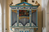 <center>L'église Saint Martin.</center>  L'orgue de style baroque comporte des jeux des XVIIe et XIXe siècles. Il a été reconstitué par Michel Deluz et décoré par Michel Berger ; il permet au cours de l'été l'organisation de concerts de haute qualité.