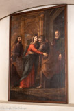 <center> Castellane. </center> Église Saint-Victor. La Visite de la Vierge à Sainte Elisabeth. 17e siècle.