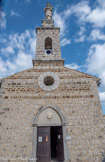 <center> Castellane. Chapelle Notre-Dame-du-Roc.</center> La chapelle fut rebâtie une fois de plus en 1861. Un projet pour un nouveau clocher, datant de 1866, n’a semble-t-il pas abouti. Le clocher-mur existant encore aujourd'hui n’a en effet pas la même forme que celui figurant sur ces dessins. Deux oeuvres d'art datées de 1870, permettent de penser que le clocher-mur actuel a été réalisé à cette date ou peu après.