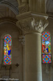 <center>La chapelle Notre Dame de Provence</center>De droite à gauche : Présentation de Marie ; Annonciation.
Chapiteau : St Jude (coupe au serpent) et St Mathias (hache).
