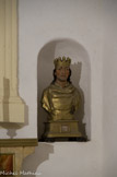 <center>Montfuron.</center> Buste reliquaire de saint Elzéar.
