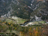 <center>Vue de la voie ferrée</center>Vue de la route de la Colle Saint Michel.