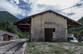 <center>Thorame gare.</center>Elle dispose d’installations qui servaient au transit de marchandises, aujourd'hui à l’abandon. Autrefois, le train était utilisé pour le transport de matériaux de construction comme le bois.