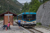 <center>Thorame gare.</center>Les Chemins de fer de Provence disposent, pour le transport des voyageurs de six autorails CFD de type SY à 48 places chacun, deux autorails AMP 801/802 - 803/804 livrés en 2010, et deux rames AMP 805/806 - 807/808. Ils disposent aussi de trois locomotives à vapeur, dont une circule certains week-end de mai à octobre.