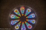<center>Chapelle Notre-Dame de la Fleur.</center>Rose au-dessus de l'entrée.