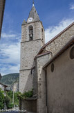 <center>Thorame Haute.</center>L’église paroissiale. Le clocher date des XIVe/XVe siècles