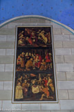 <center>Thorame Haute.</center>L’église paroissiale. Trois scènes de la naissance du Christ, de bas en haut : l'Adoration des Bergers, la Circoncision, l'Adoration des Mages.