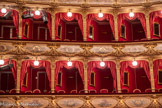 <center>L’opéra de Nice.</center>Loges du troisième et du deuxième rangs.