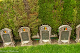 <center>St Jean Cap Ferrat</center> Le cimetière belge. Il doit son nom aux victimes belges de la première guerre mondiale décédées à la Villa Les Cèdres alors transformée en hôpital militaire et propriété du roi des Belges Léopold II.