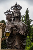 <center>St Jean Cap Ferrat</center> La vierge en bronze (11,42 m de haut) a été construite en 1904 à la demande d'un riche négociant  niçois, Auguste Gal, à la suite de la réalisation d'un vœu. Elle a été réalisée par le sculpteur italien Galbusieri. Elle est inspirée de Notre-Dame de Laguet.