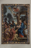 <center>Beuil</center>L'église Saint-Jean-Baptiste (1687). Adoration des mages, toile anonyme (vers 1640).