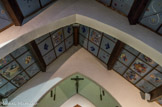 <center>Valbergl</center>Le décor peint du plafond représente les Litanies de la Vierge, il est l'œuvre de l'atelier d'art sacré de Notre-Dame des Neiges, réuni autour de la peintre Geneviève Mangin.