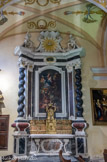 <center>Péone</center>Eglise Saint Arige et Saint Vincent de Saragosse. Chapelle de gauche.