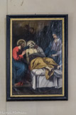 <center>Péone</center>Eglise Saint Arige et Saint Vincent de Saragosse. Une mort de Saint Joseph.
