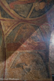 <center>Les fresques de la Collégiale</center>Saint Jean et l'aigle ; Saint Marc et le lion.