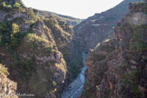 <center>Gorges de Daluis</center> Vue du pont du saut de la Mariée.