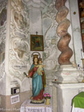 <center>Piene</center> Église Saint-Marc. Vierge auxiliatrice La Vierge et l'Enfant sont tous deux couronnés. La Vierge tient dans sa main droite le sceptre royal. 4e quart 19e siècle