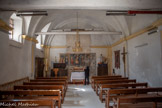 Saint-Dalmas-le-Selvage <br> La chapelle Sainte-Marguerite des Pénitents blancs. Le chevet a été orné vers 1480-1490 de fresques représentant la Vierge en majesté, redécouvertes en 1996. Luc Thévenon propose de les attribuer à Giovanni Baleison, peintre piémontais qui a été actif entre Ligurie et Comté de Nice à la fin du XVe siècle.