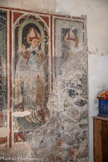 Saint-Dalmas-le-Selvage <br> La chapelle Sainte-Marguerite des Pénitents blancs. Saint Erige bénissant.