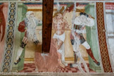 Chapelle Saint Maur. <br> Sébastien assommé, un ange emporte son âme.