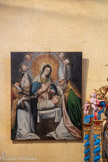 Auron. Chapelle Saint Erige dite d'Ariez <br> La Vierge et l'Enfant entre saint Denis et saint Erige.