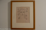 <center>Chapelle du Rosaire dite Matisse</center>Henri Matisse. Madeleine. Etude. 1950-1951. Lithographie 37,8 x 28,2 cm. Collection de la Chapelle du Rosaire.