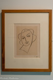 <center>Chapelle du Rosaire dite Matisse</center>Henri Matisse. Etude pour la Vierge « Visage »
1950-1951. Lithographie 38 x 28,3 cm. Collection de la Chapelle du Rosaire.