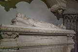 <center>L'abbaye de Hautecombe. </center> Tombe de Clémence de Zähringen, femme d'Humbert III de Savoie.