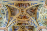 <center>Église Saint-Jean-Baptiste </center>Au milieu des quadrilobes, en médaillon, les quatre docteurs de l’église : St Augustin, St Ambroise, St Grégoire et St Jérôme.