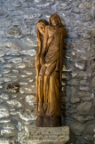 <center>Chapelle Sainte-Anne </center>Pietà, sculpture contemporaine de Constant
Demaison.