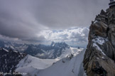 <center>Aiguille du Midi </center>Grandes Jorasses.