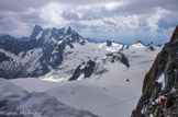 <center>Aiguille du Midi </center>Grandes Jorasses.