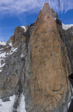 <center>De l'Aiguille du Midi (altitude 3777 m) à la Pointe Helbronner (altitude 3466 m).</center>Aiguille du Midi.