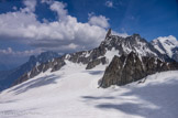 <center>Pointe Helbronner </center>Dent du Géant et Grandes Jorasses.