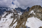 <center>Pointe Helbronner </center>Au fond, le Mont Maudit.