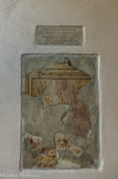 <center>Église paroissiale Saint-Pierre-et-Saint-Paul de Passy</center>Plaque provenant de Marcus Arrius Geneliusson Flamine et dédiée à Mars. Elle provient de la maison Felisaz à Servoz.