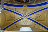 <center>Saint-Nicolas-de-Véroce</center>Plafond de l'autel du Rosaire.