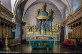 <center>L'église St-Michel </center>Le retable de l'autel central. réalisé en 1737-38 porte la marque du style Empire.