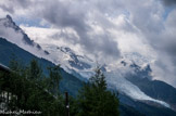 <center>Chamonix</center>Aiguille du Midi et Mont Blanc.