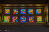 <center>Saint-Gervais-les-Bains : Eglise Notre-Dame-des-Alpes au Fayet.</center>  «L’adoration des bergers» avec les deux bergers encadrant la Vierge à l’enfant.