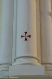 <center>La Chapelle en Vercors. </center>Croix de consécration.