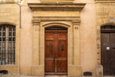 <center>Jouques.</center> La Rue Grande. A côté de l'Hôtel de ville, la maison de son notaire.