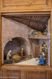 <center>Jouques.</center> Eglise Saint Pierre. La crèche. En 1930, sorti indemne d’un accident de voiture, Jean Salge senior (1876- 1935), enfant du village, a fait le vœu d’offrir une crèche, en ex-voto à l’église Saint Pierre de Jouques.