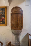 <center>Brantes
</center> Église paroissiale Saint Sidoine. Fonts baptismaux.
