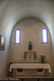 <center>Buis-les-Baronnies. Eglise Notre-Dame-de-Nazareth (XIIIe - XIXe siècle) 
</center> A gauche, le tableau « Ste Rose de Lima» (XVIIe) est à mettre en relation avec le miracle de l’enfant mort-né ressuscité en 1669. Cette sainte péruvienne (1586-1617) fut invoquée par le père de l’enfant. Ce dernier survécut miraculeusement.
