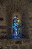 <center>Notre-Dame de-Beauvert</center> Le baptême de Jésus, vitrail de l'atelier Thomas, 1969.