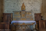 <center>Notre-Dame de-Beauvert</center> Absidiole de gauche. Autel de la Vierge.