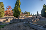 <center><center>Vaison-la-Romaine : le site de Puymin. </center></center>Entrée de la Maison à l’Apollon lauré.