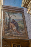<center>Les Arcs sur Argens : L’église Saint Jean Baptiste.</center>Chapelle de Saint Sébastien. Saint Sébastien soigné par Sainte Irène.